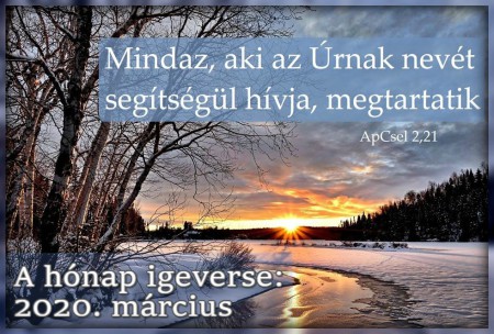 2020 - MÁRCIUS HÓNAP IGEVERSE